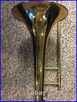Rare King 605 Trombone Trigger / Worn finish, Great Player / Very Smooth Slide