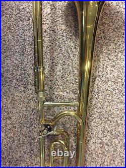 Rare King 605 Trombone Trigger / Worn finish, Great Player / Very Smooth Slide
