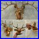 Rare-Large-Vintage-Brass-10-Point-Deer-Head-Mount-Very-Unique-and-Detailed-01-jf