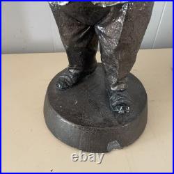 Rare OLIVER HARDY RARE SCULPTURE BUST STATUE FIGURINE Metal/brass Very Heavy