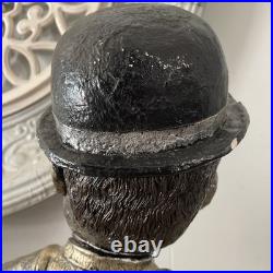 Rare OLIVER HARDY RARE SCULPTURE BUST STATUE FIGURINE Metal/brass Very Heavy