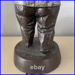 Rare OLIVER HARDY RARE SCULPTURE BUST STATUE FIGURINE Metal/brass Very Heavy