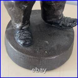 Rare OLIVER HARDY RARE SCULPTURE BUST STATUE FIGURINE Metal/brass Very Heavy