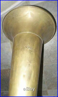 Rare Original Edison Concert Phonograph 42 Long Brass Horn Very Good