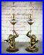 Rare-Pair-Vintage-Monkey-Lamps-Brass-Very-heavy-01-ugnm