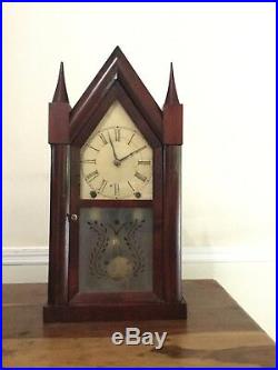 Rare Very Clean Ansonia Brass First Ansonia Steeple Clock