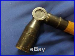 Rare Very Heavy Parriscope Gadget Cane Walking Stick Very Strong Lense