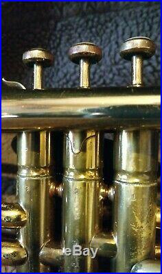 Rare! Very fine 1939/40 New York Bach Mercury Trumpet. Zottola MP
