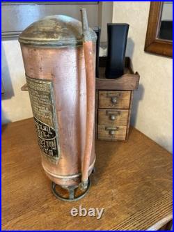 Rare Vintage Badger Round Bottom Brass Fire Extinguisher Very Hard to Find 24