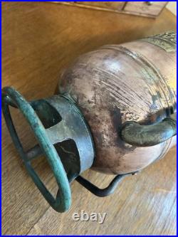 Rare Vintage Badger Round Bottom Brass Fire Extinguisher Very Hard to Find 24