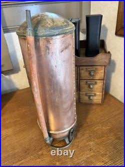 Rare Vintage Badger Round Bottom Brass Fire Extinguisher Very Hard to Find 24