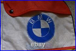 Rare Vintage Colorful BMW Garment Bag very gently used solid brass clasps