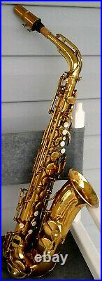 Rare Vintage Pierret NOBEL Alto Sax in Very Good Condition withOriginal Case
