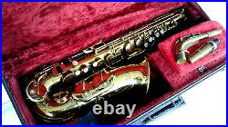 Rare Vintage Pierret NOBEL Alto Sax in Very Good Condition withOriginal Case