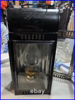 Rare Vintage Solid Brass Lantern Lamp In Very Good Contion