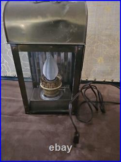 Rare Vintage Solid Brass Lantern Lamp In Very Good Contion