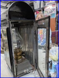 Rare Vintage Solid Brass Lantern Lamp In Very Good Contion