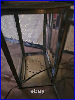 Rare Vintage Solid Brass Lantern Lamp In Very Good Contion