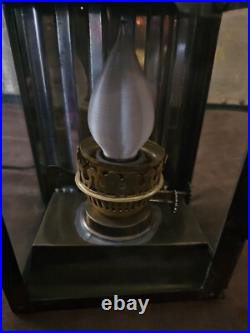 Rare Vintage Solid Brass Lantern Lamp In Very Good Contion