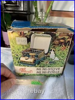 Rare vintage Very NICE Polaris Dolaris Mini camp stove Complete+Original Box