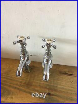 Reclaimed Vintage Thomas Crapper Chrome Basin Taps Traditional Very Rare T28