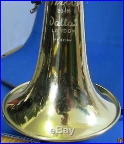 Rudy Muck 32-m Dallas London, Vintage Pro Level B Flat Trumpet Very Rare Horn