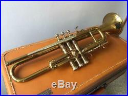 SELMER Trumpet Balanced Model With Hard Case 1953 Vintage Tested Used Very Rare