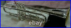 SILVER VERY Rare and Vintage mid 1960's, Conn Connstellation withcase 38B