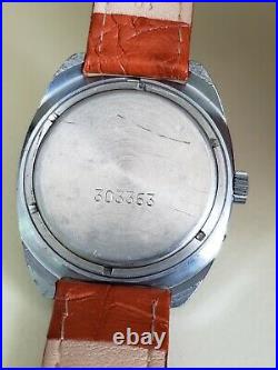 SLAVA BIG Zero SOVIET Vintage Very Rare Wristwatch USSR 26 Jewels Day & Date