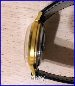 SLAVA TRANSISTOR (tranzistor) very rare tuning fork gold plated USSR wristwatch