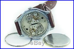 SLAVA very rare soviet vintage watch mechanical Two mechanisms USSR
