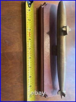 SSN U. S. Submarine Brass Model. Very Rare