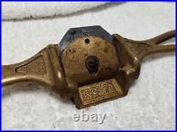 STANLEY NO. 71 RABBET SPOKE SHAVE Brass Very Rare