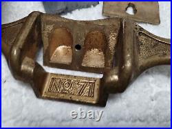 STANLEY NO. 71 RABBET SPOKE SHAVE Brass Very Rare