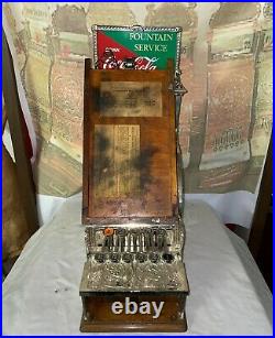 STUNNING & VERY RARE Old Mdl12 Fine Scroll Nat'l Brass Candy Store Cash Register