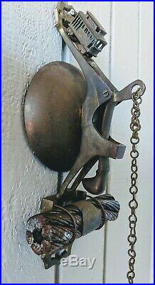 San Francisco Cable Car Trolley Bell Solid Brass, 1982-1984 Renovation, Very Rare