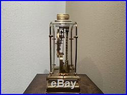 Schatz & Schone Lectronic Clock Brass June 1958 Working Condition Very Rare