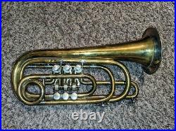 Schuster C/Bb Bass Trumpet c. 1880 Very Rare and Playable Collector's Item
