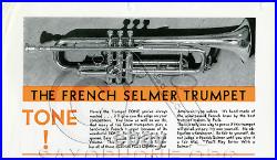 Selmer Paris Trumpet Rare! Radio Improved. Very Early Non-Balanced Action Beauty