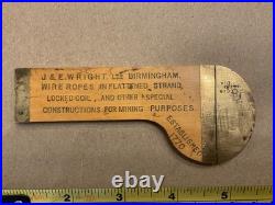 Slide Rule Ruler Gauge Rare Vintage Very Unusual Shape Antique Circa 1920 Unused