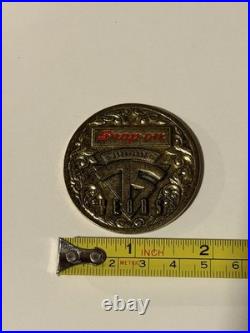 Snap-on Tools 75th Anniversary Commemorative Coin Medallion Brass Very Rare