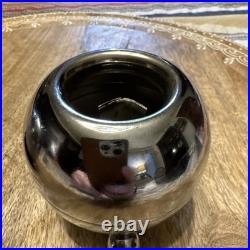 Starlite Candle Sphere Vintage MCM Chrome Brass Sputnik With Brochure Very Rare