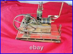 Steam engine scratch built from brass made in 1956 very nice and rare example