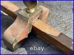 Stunning And Rare Antique Marking Gauge With brass Components. Very high Quality