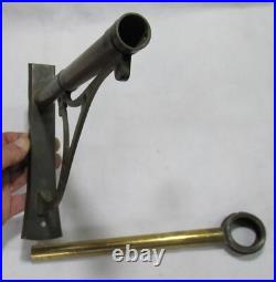 Super Rare Steampunk Extendible Bracket, Brass, Lamp Holder Very Good