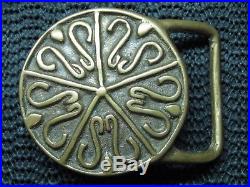 TECH ETHER EARLY BANSHEE BRASS SIBYLIS BELT BUCKLE! VINTAGE! VERY RARE! 1970s