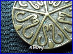 TECH ETHER EARLY BANSHEE BRASS SIBYLIS BELT BUCKLE! VINTAGE! VERY RARE! 1970s