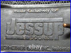 TECH ETHER GUILD JESSUP DOORS BRASS BELT BUCKLE! VINTAGE! VERY RARE! 1970s! USA