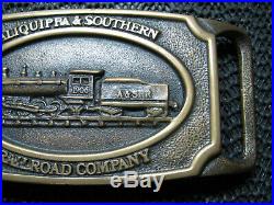 Tech Ether Aliquippa $ Southern Railroad Co Belt Buckle! Vintage! Very Rare