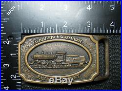 Tech Ether Aliquippa $ Southern Railroad Co Belt Buckle! Vintage! Very Rare